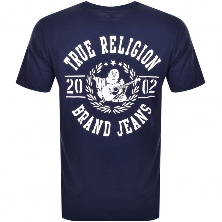 Alternative Image for ProductTrue Religion Logo T Shirt Navy2